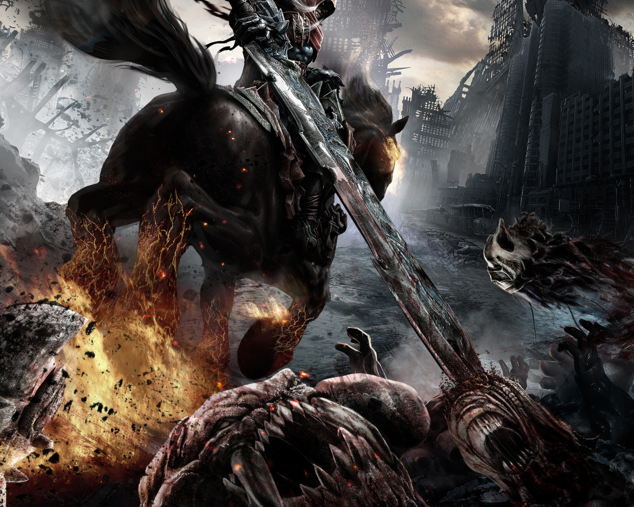 многообещающий экшен Darksiders