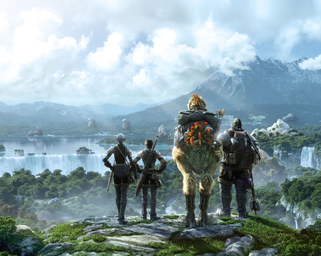 Финальная фантазия часть 14, Пейзаж