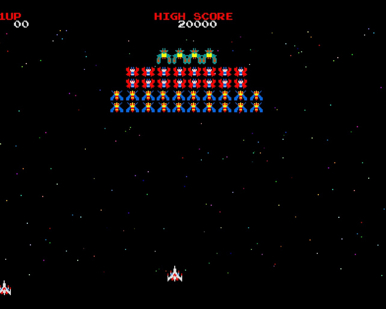 Galaxian Galaga Nintendo Dendy NES