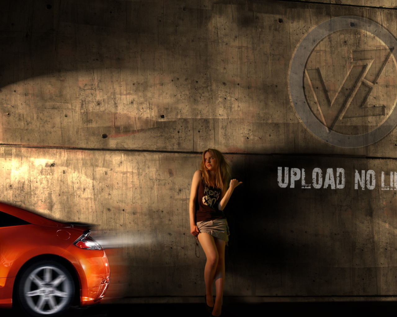 Голосующая девушка