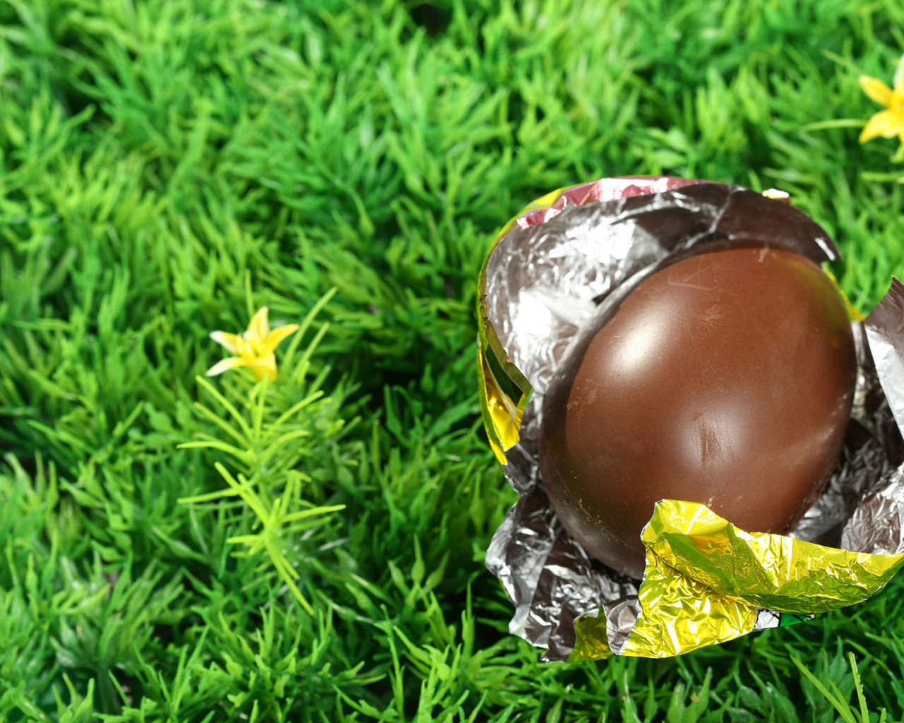 Шоколадное пасхальное яйцо