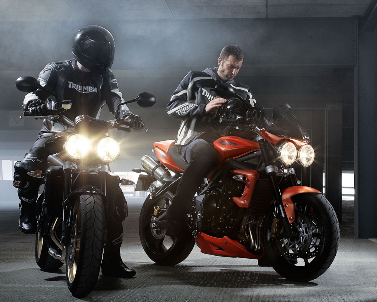 Новый байк Триумф Speed Triple