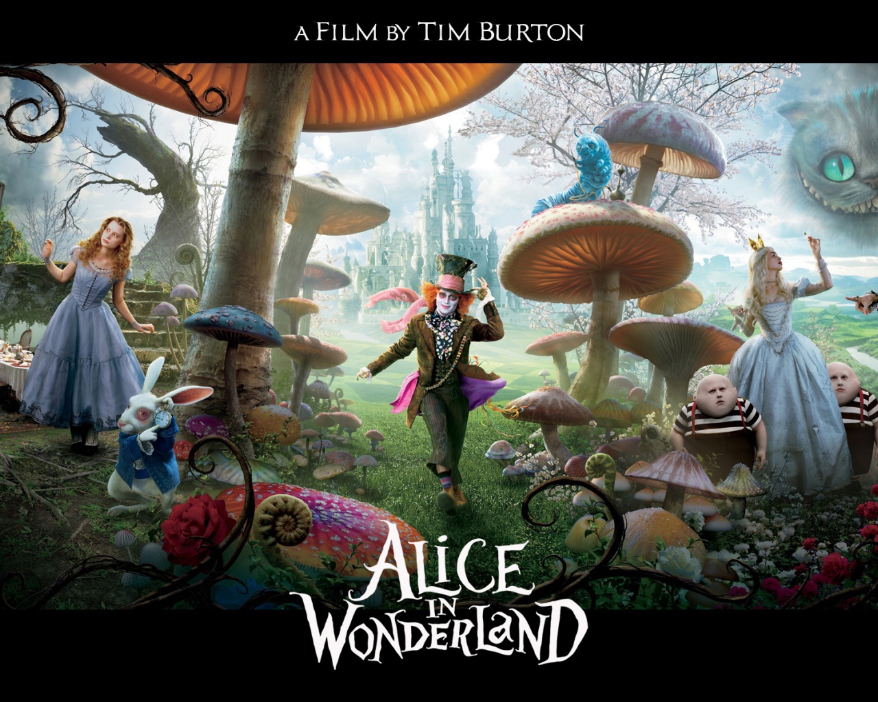 Алиса в стране чудес фильм 2010