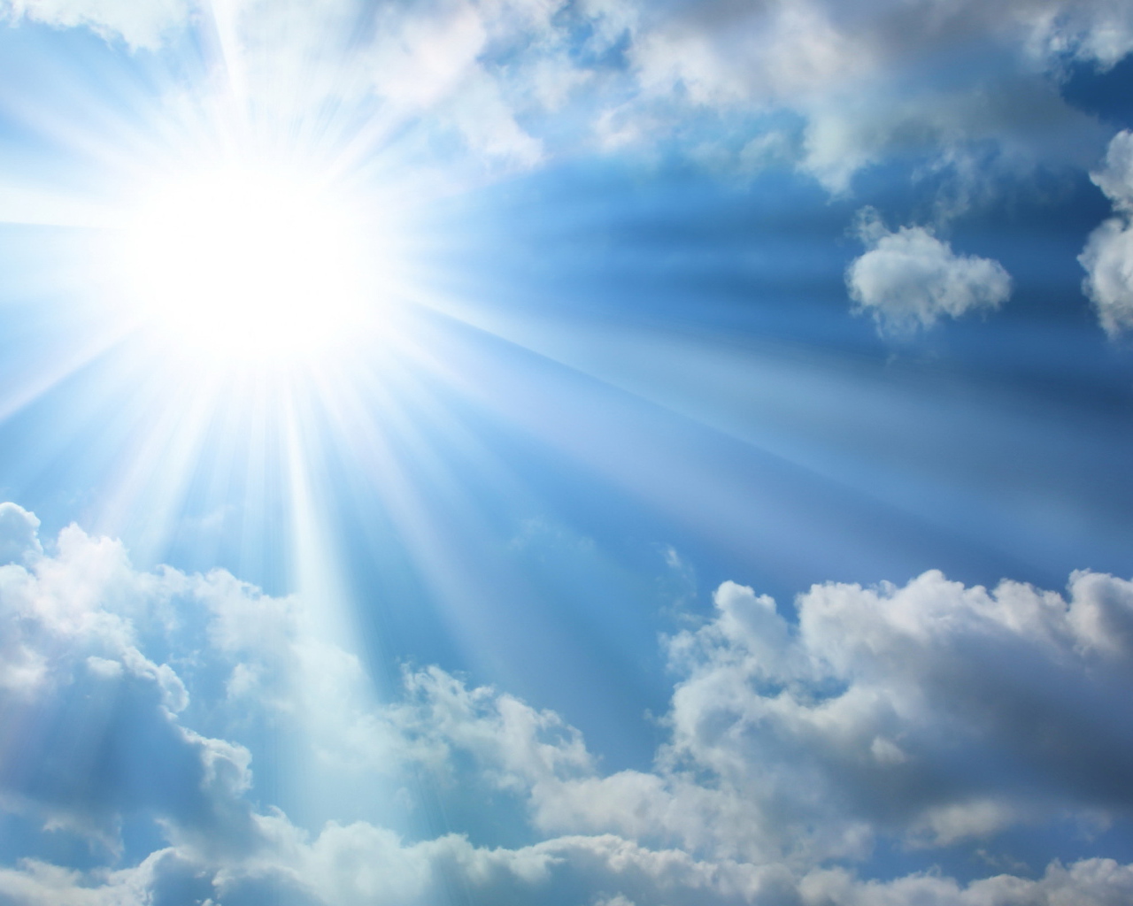 Голубое небо