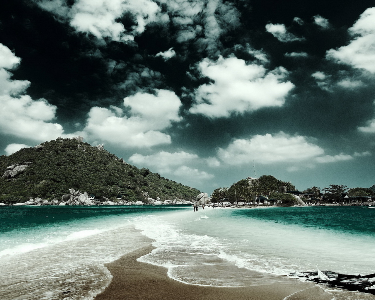 Мелководье между островами