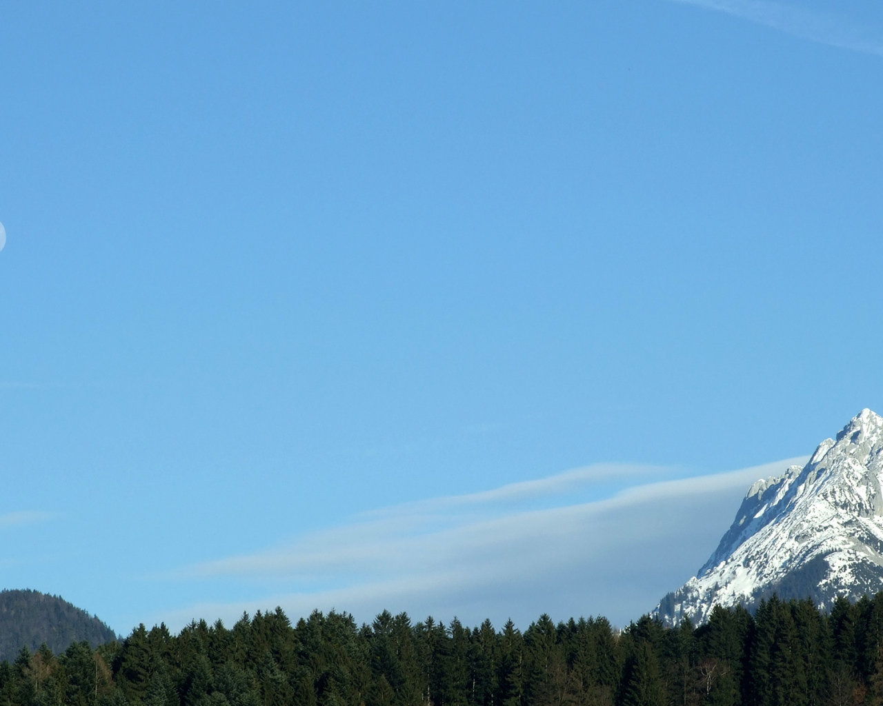 Гора над лесом