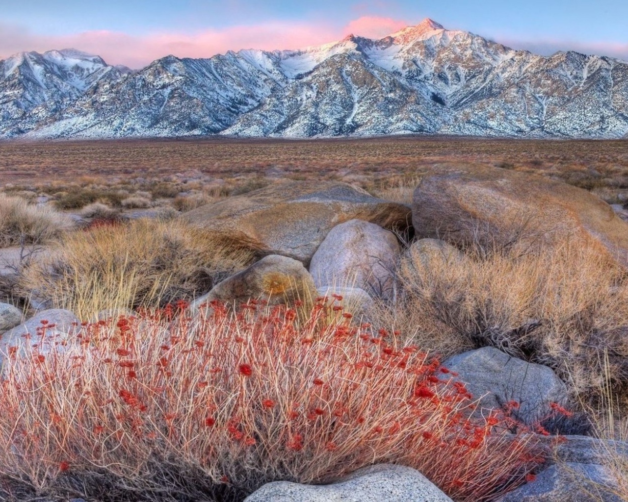 Горы среди пустыни