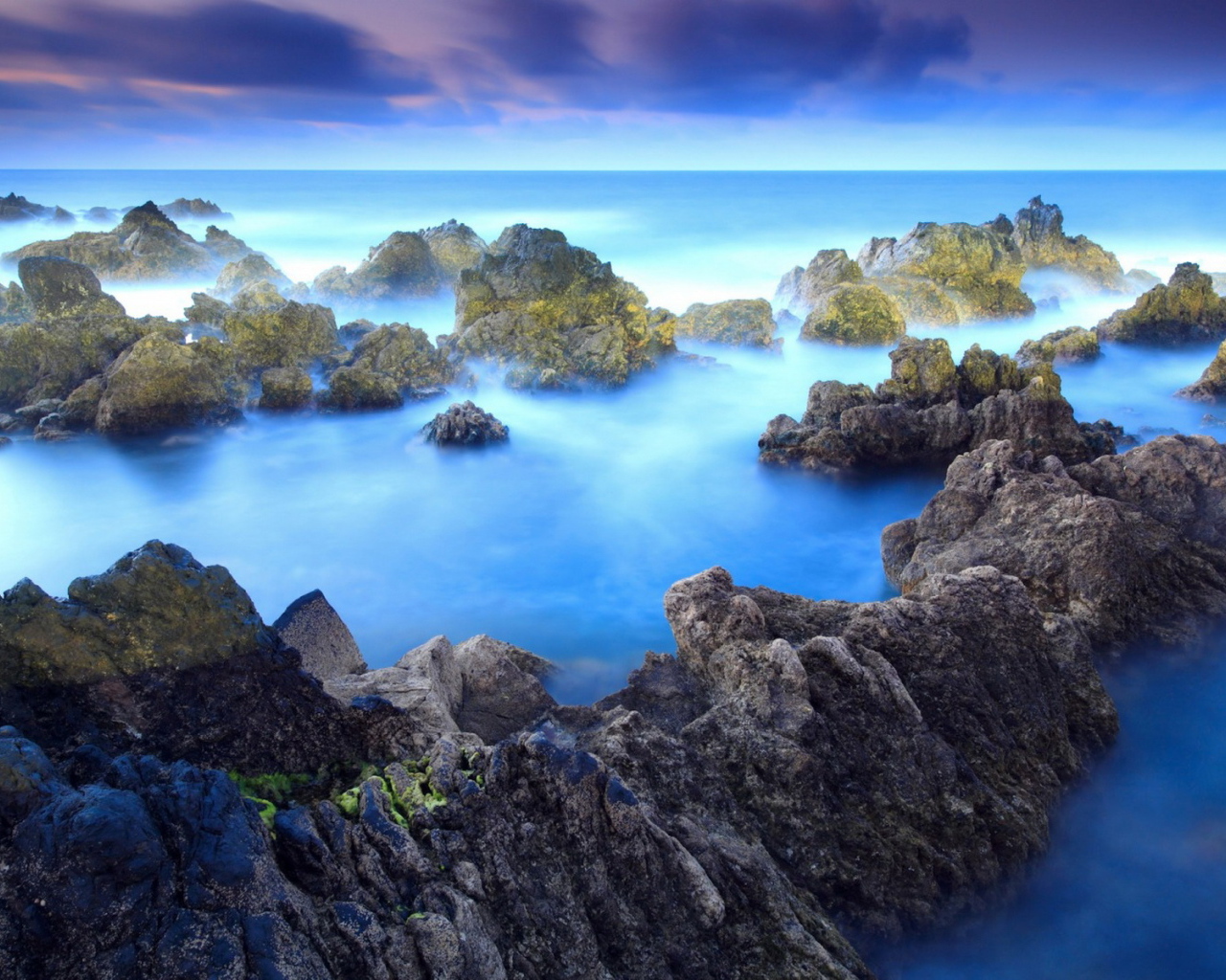 Рифы в тумане