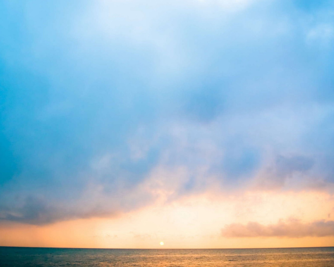 Закат Море Небо