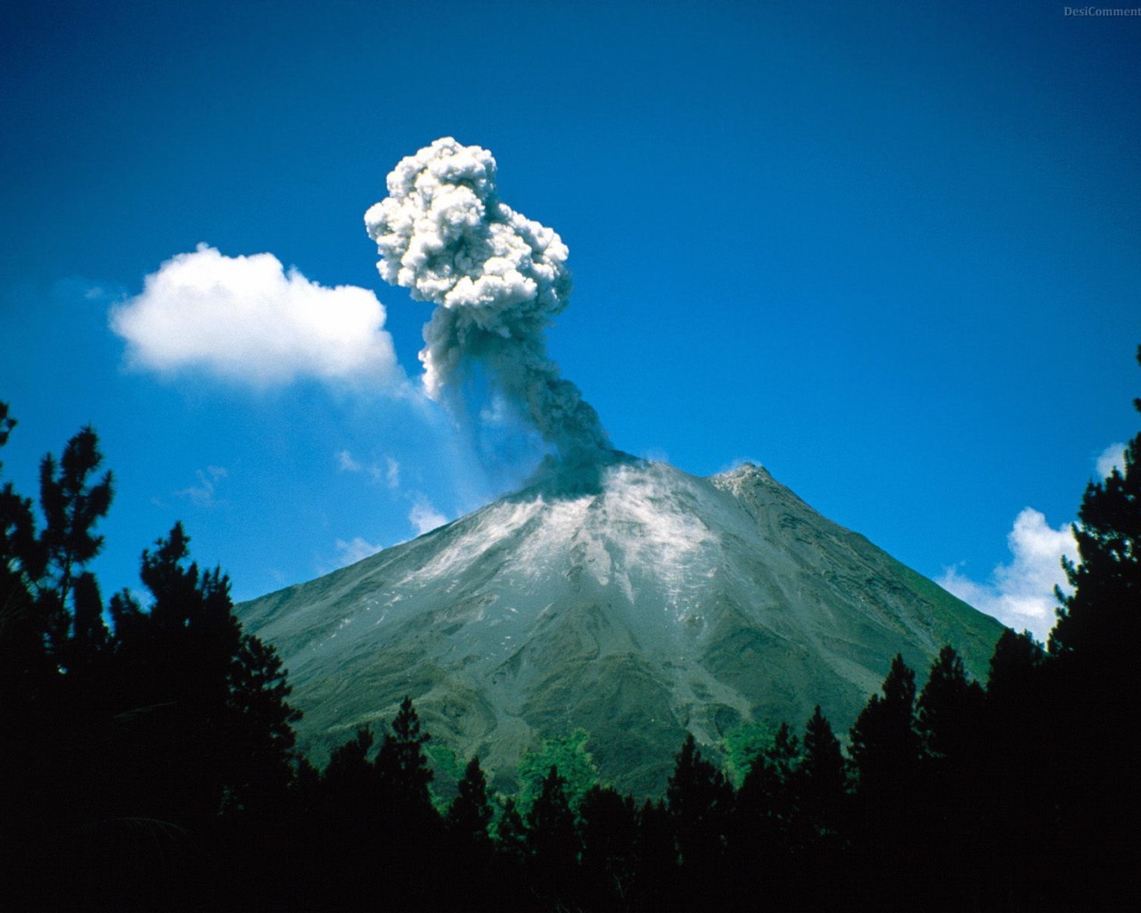 Извержение вулкана