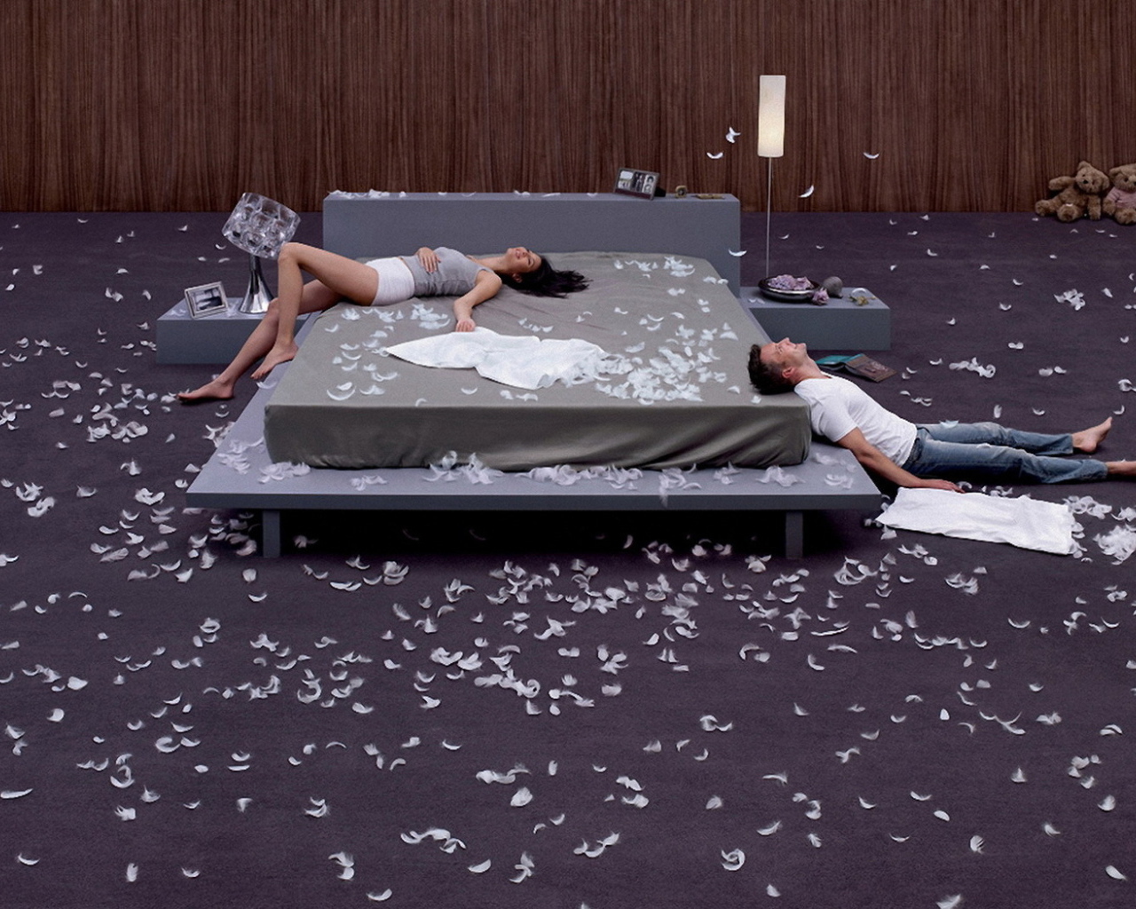 После боя подушками