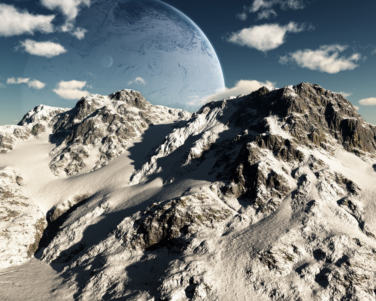 Горы и планета