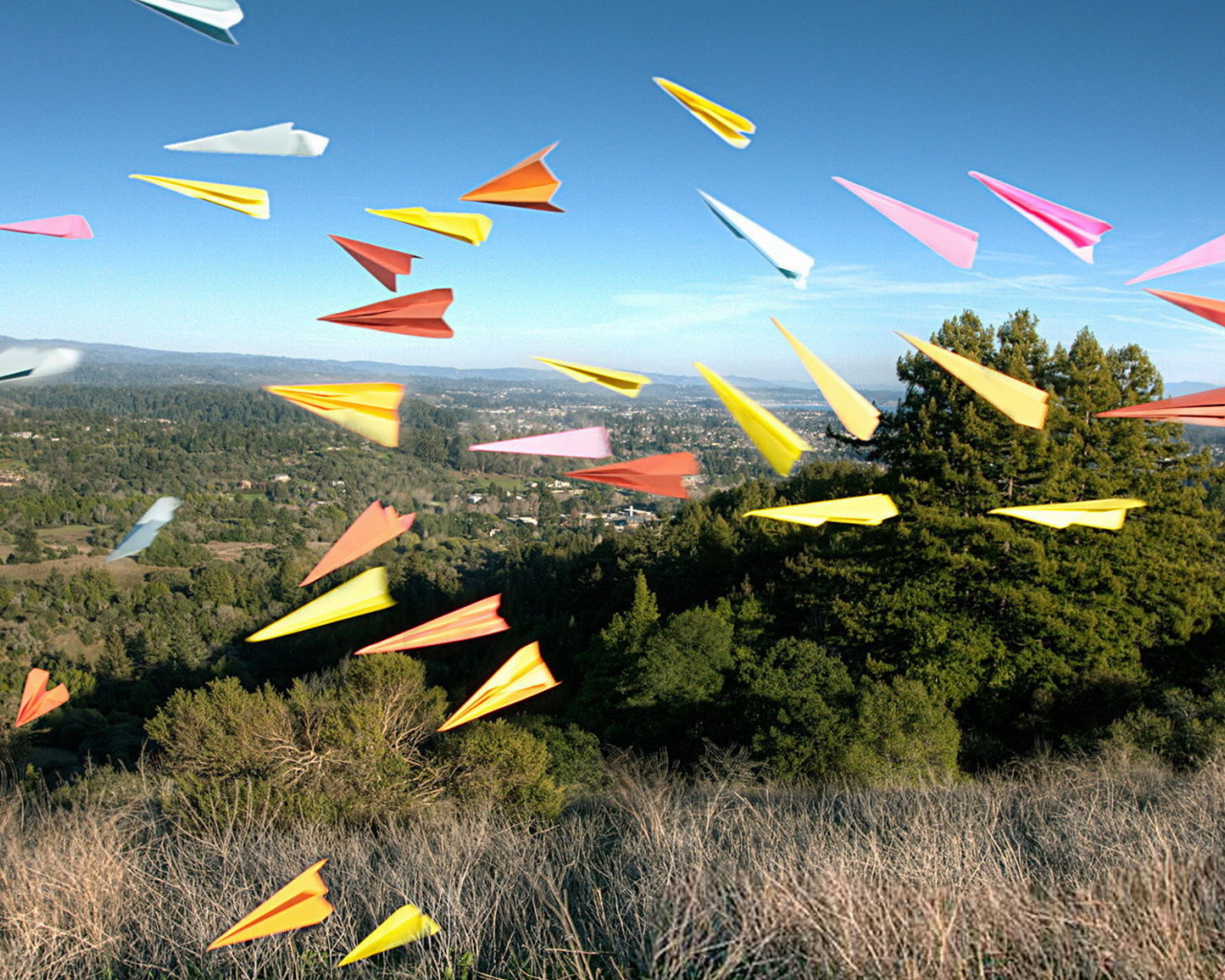 Бумажные самолетики