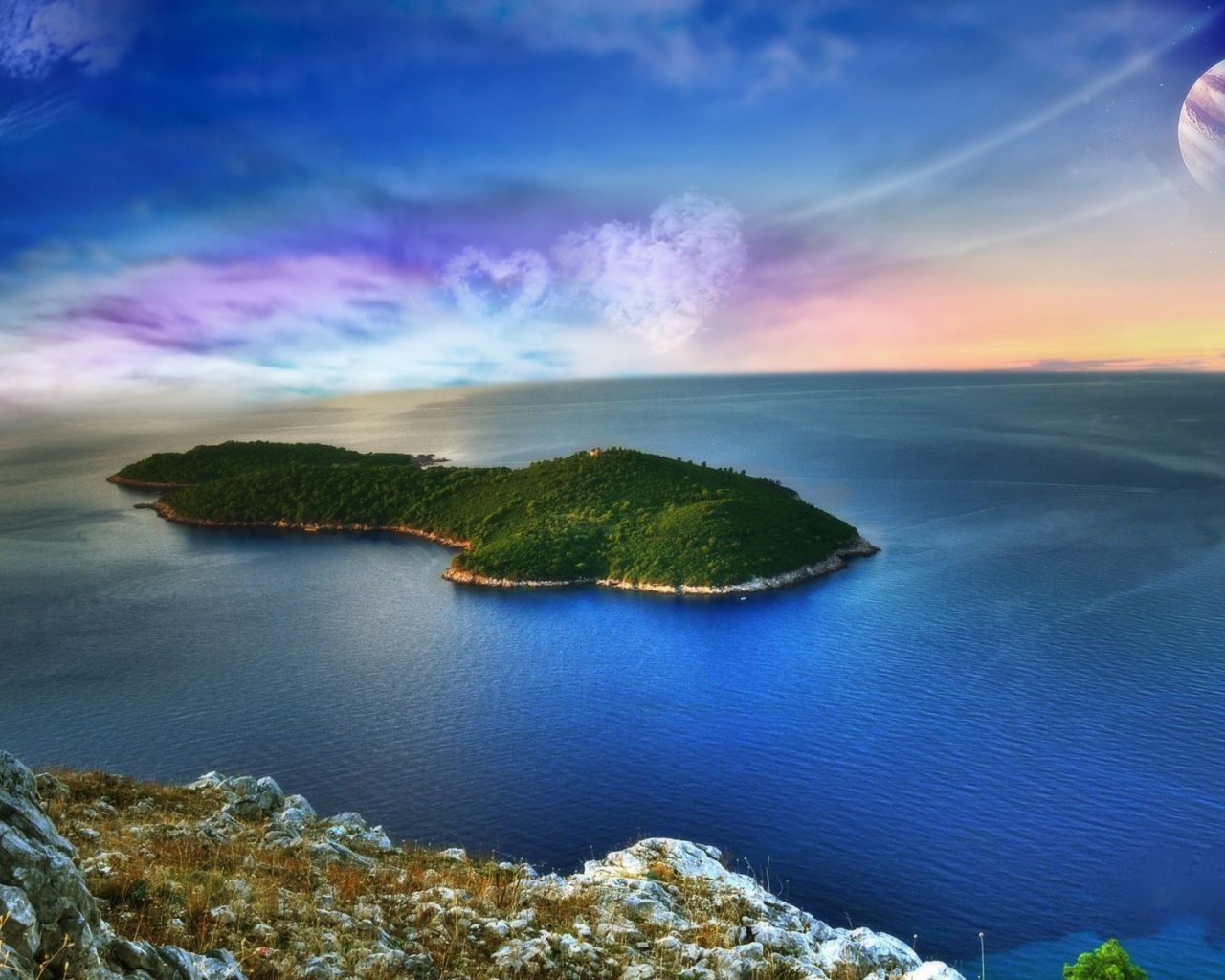 Планета на небе