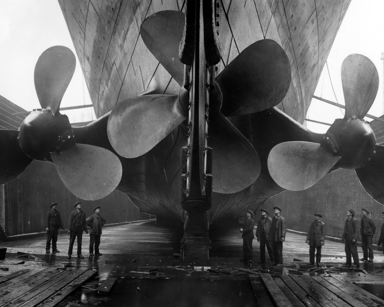 Огромные винты Титаника