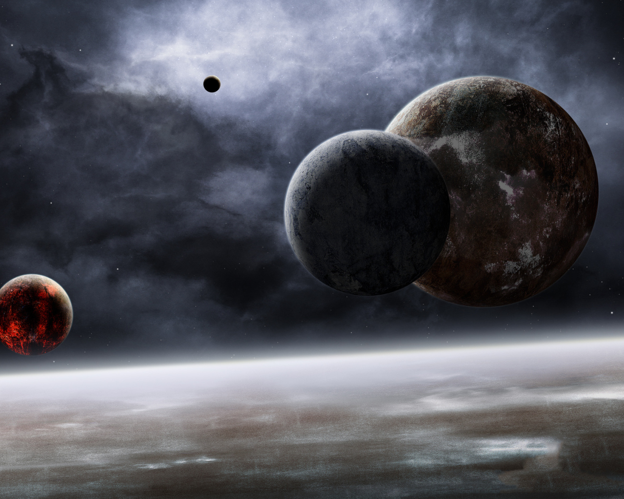 Сближающиеся планеты