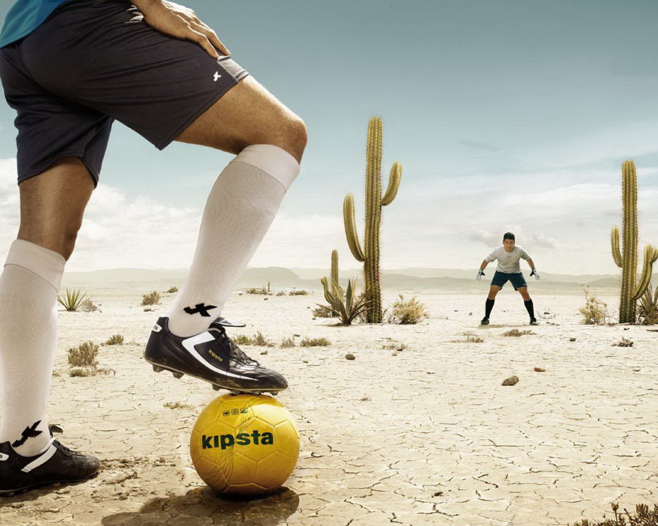 Футбол в пустыне
