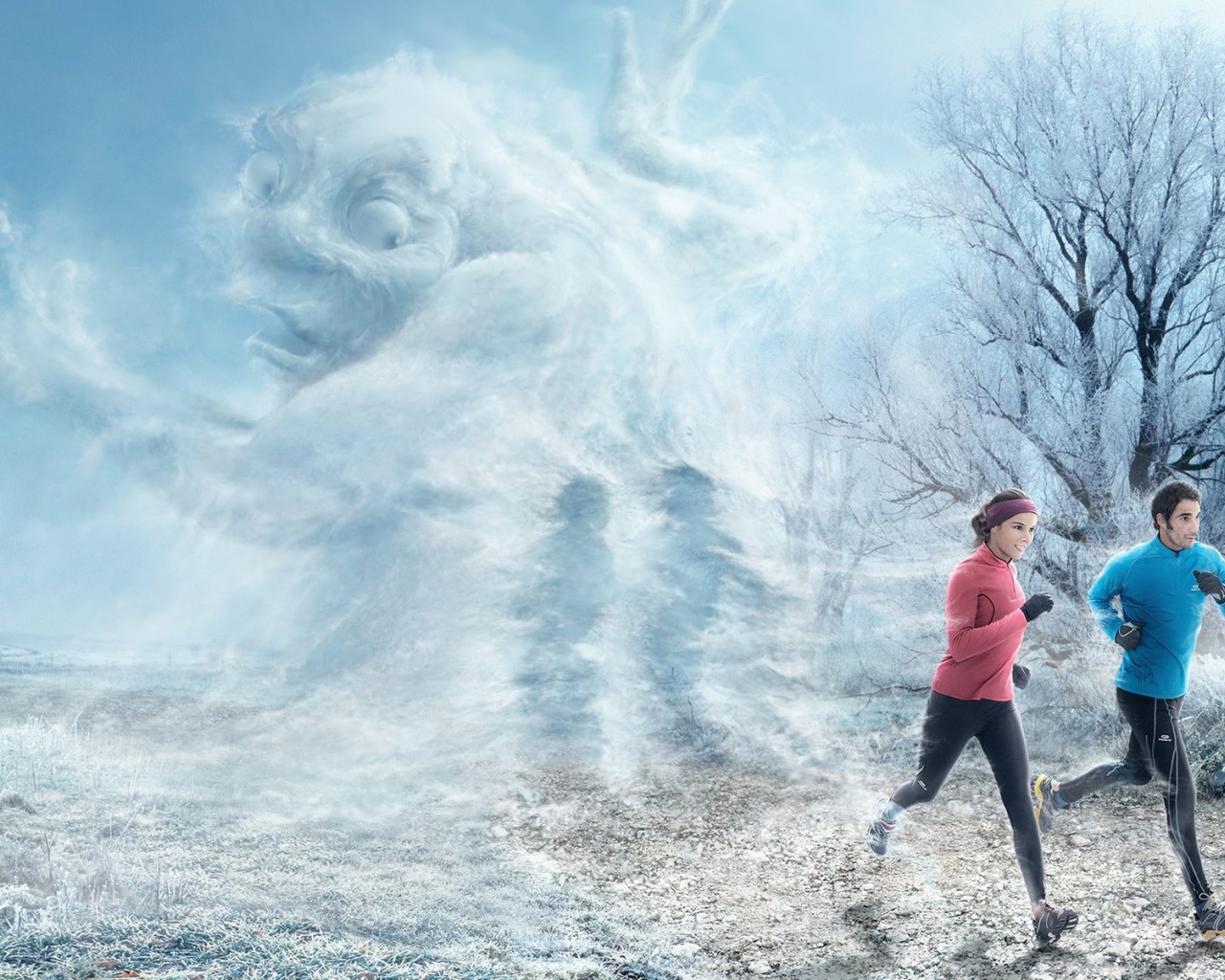 Зимняя пробежка