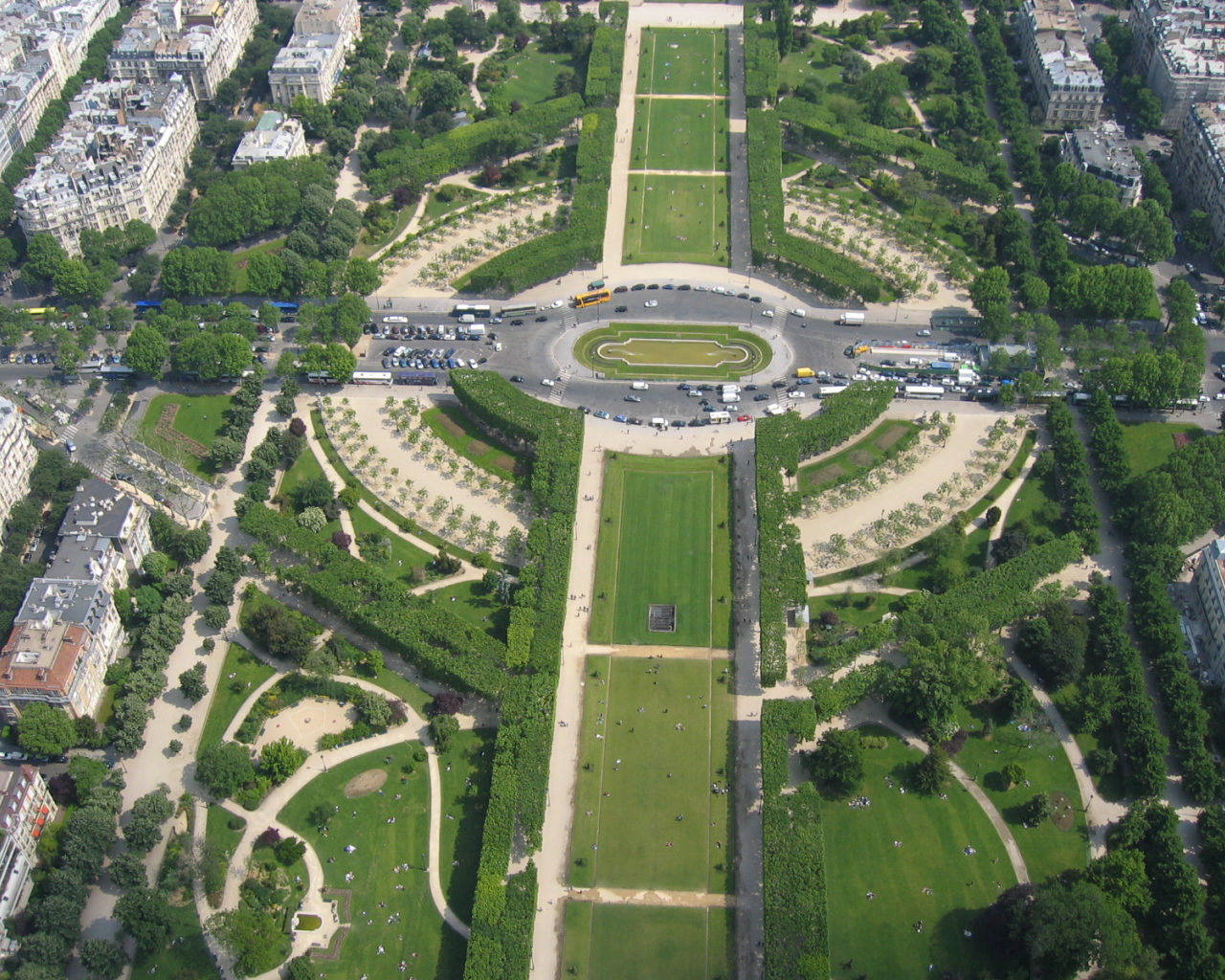 Париж сверху