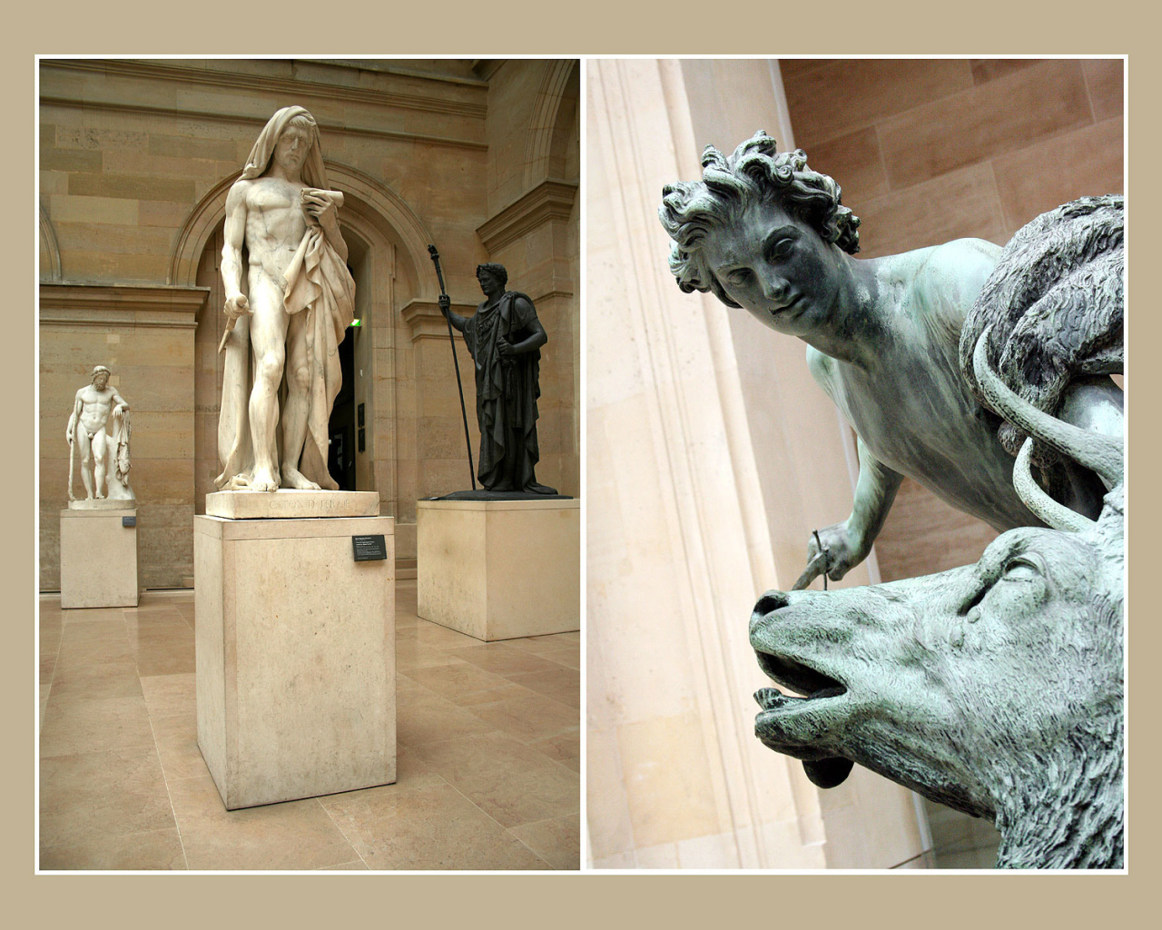 Статуи Лувр