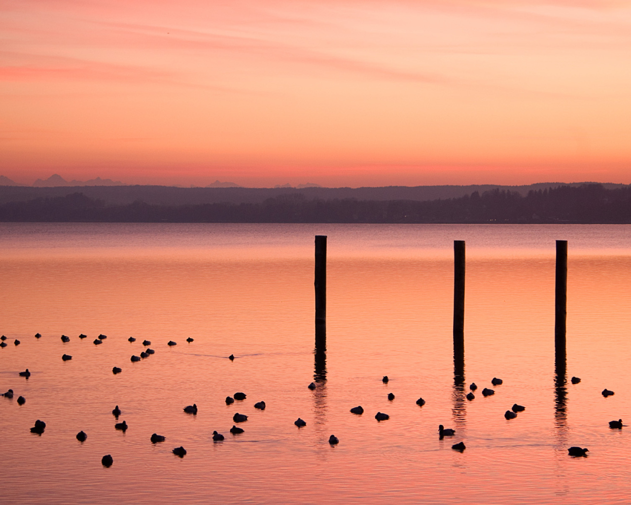 Красный закат