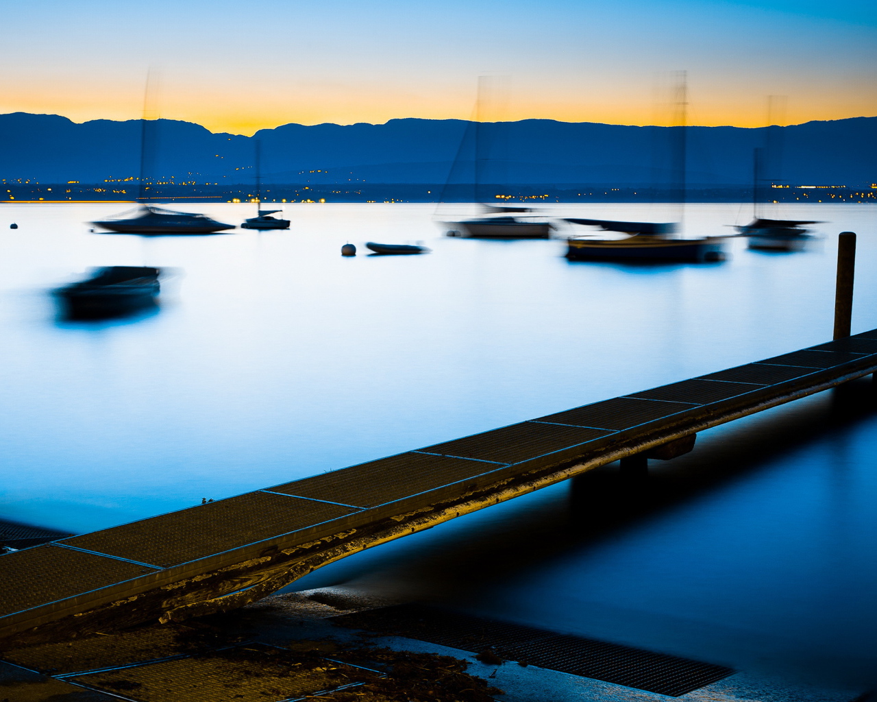 Ночная Швейцария