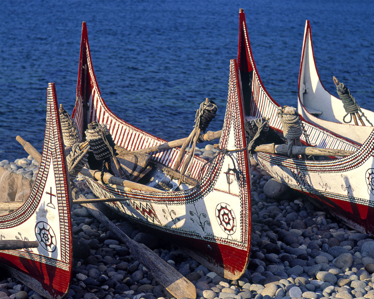 Лодки на побережье Тайваня