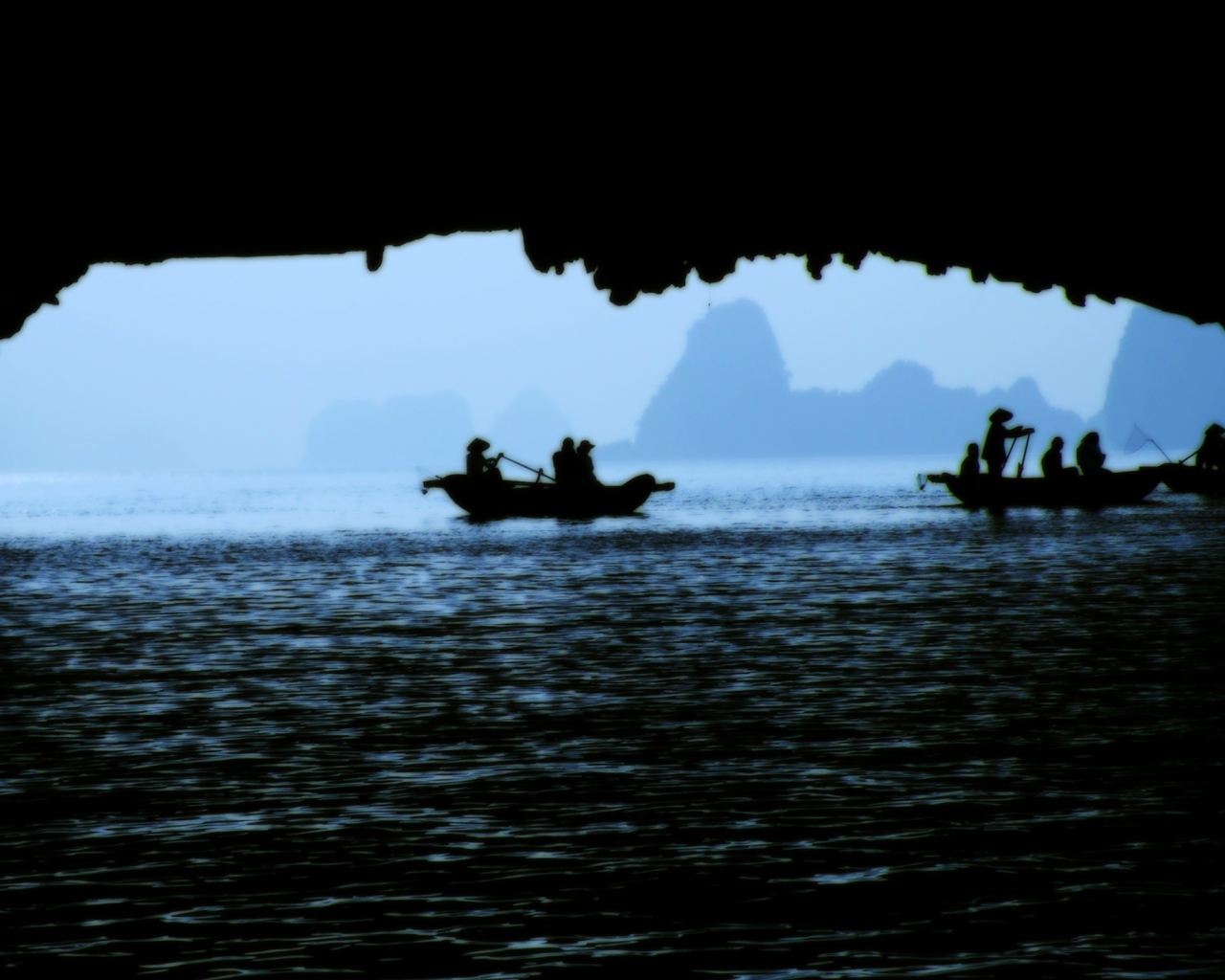 Халонг Бей Вид из пещеры
