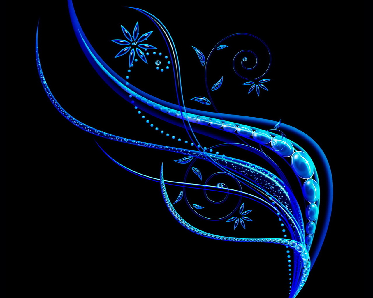 Голубой цветок