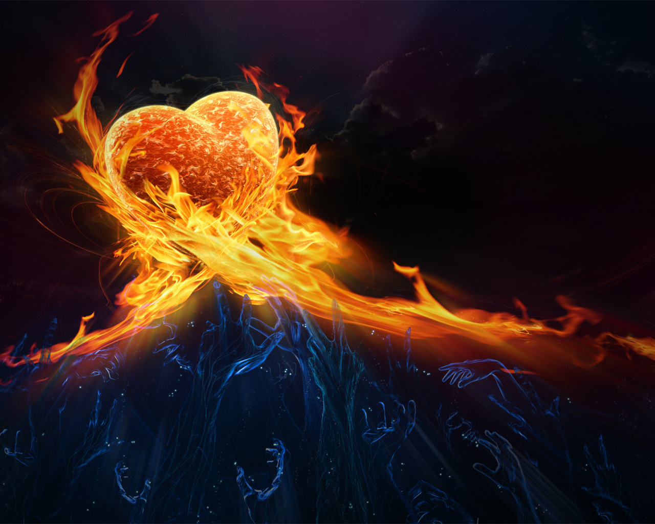 Пламя, лед, сердце