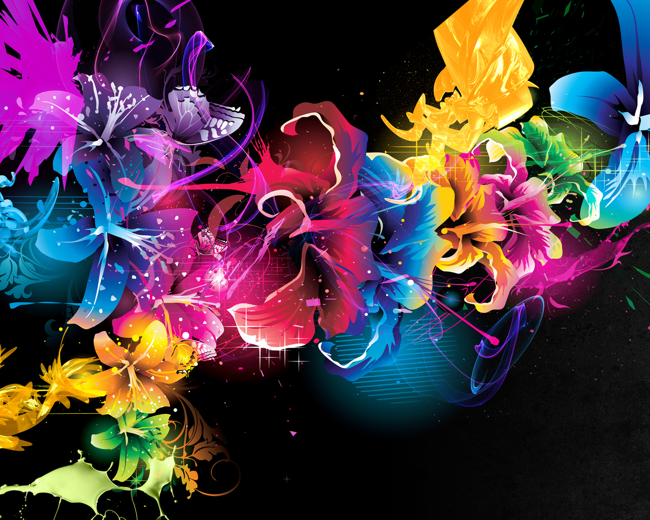 Цветочная абстракция