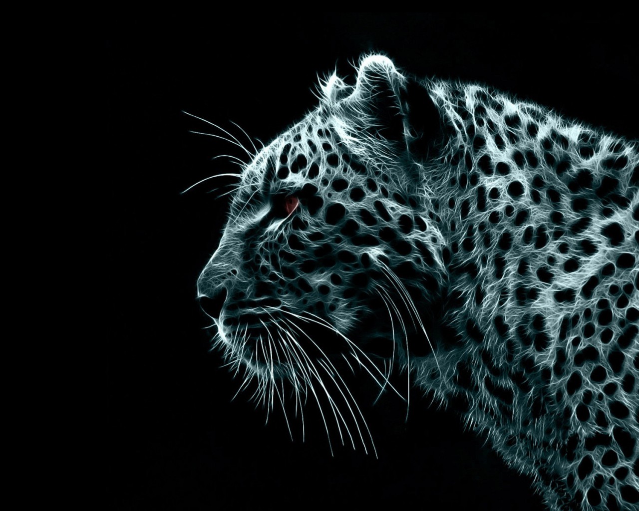 Леопард, взгляд вперед