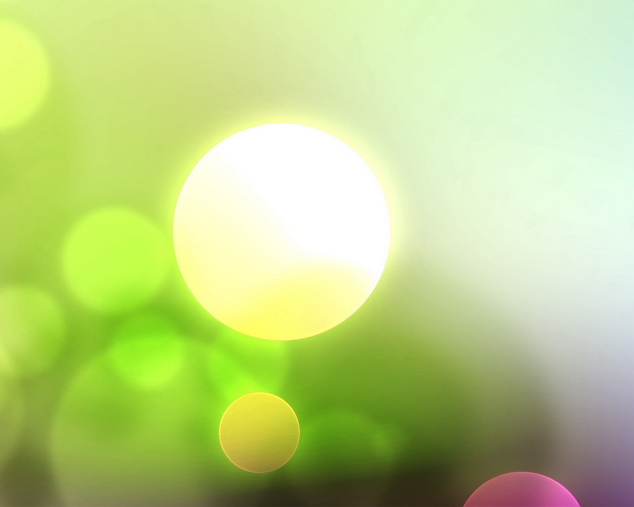 Разноцветные блики