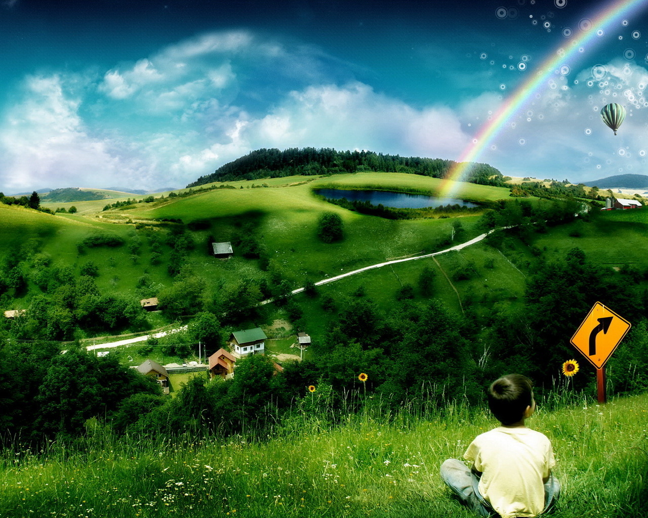 Лето в деревне