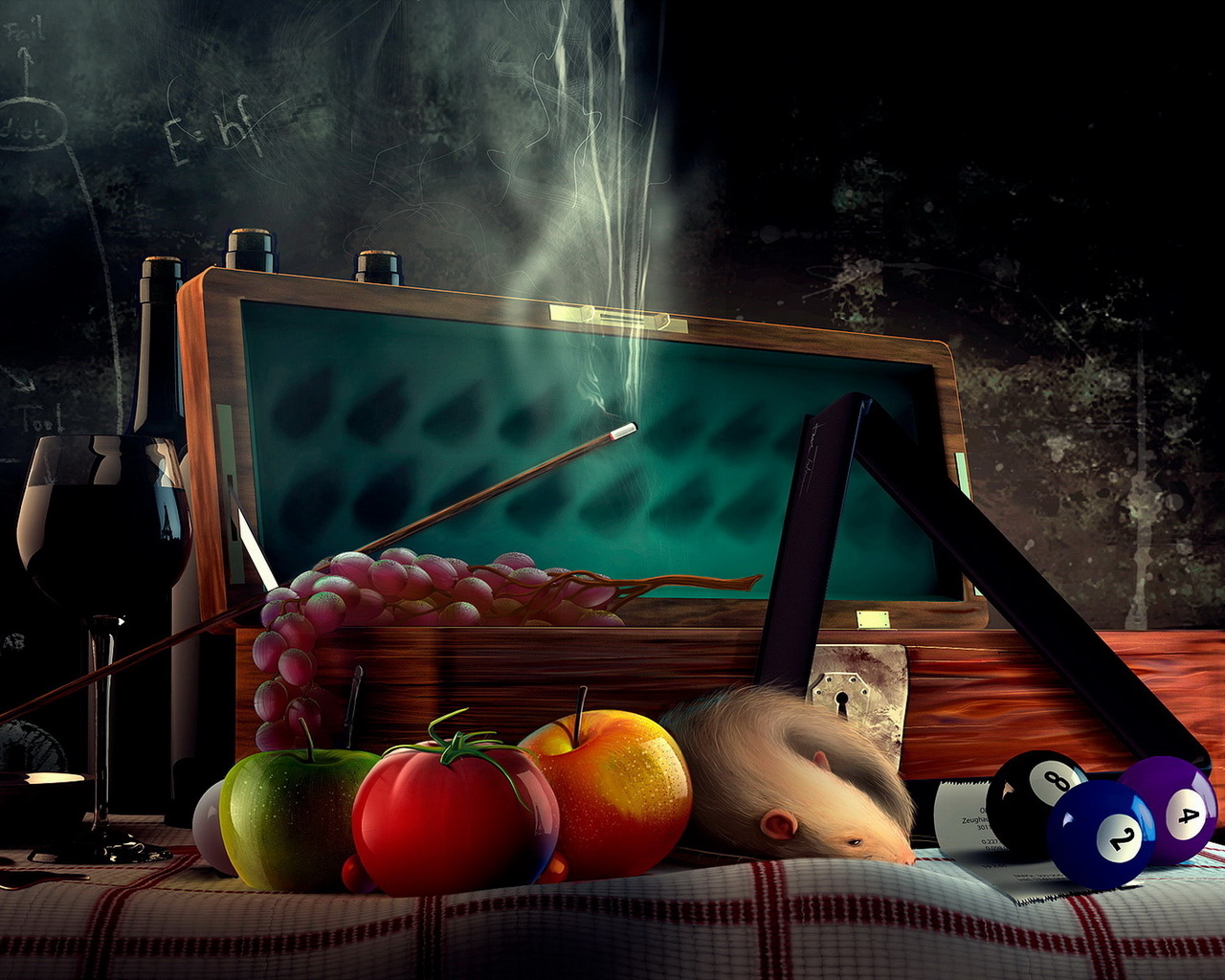 Необычный натюрморд