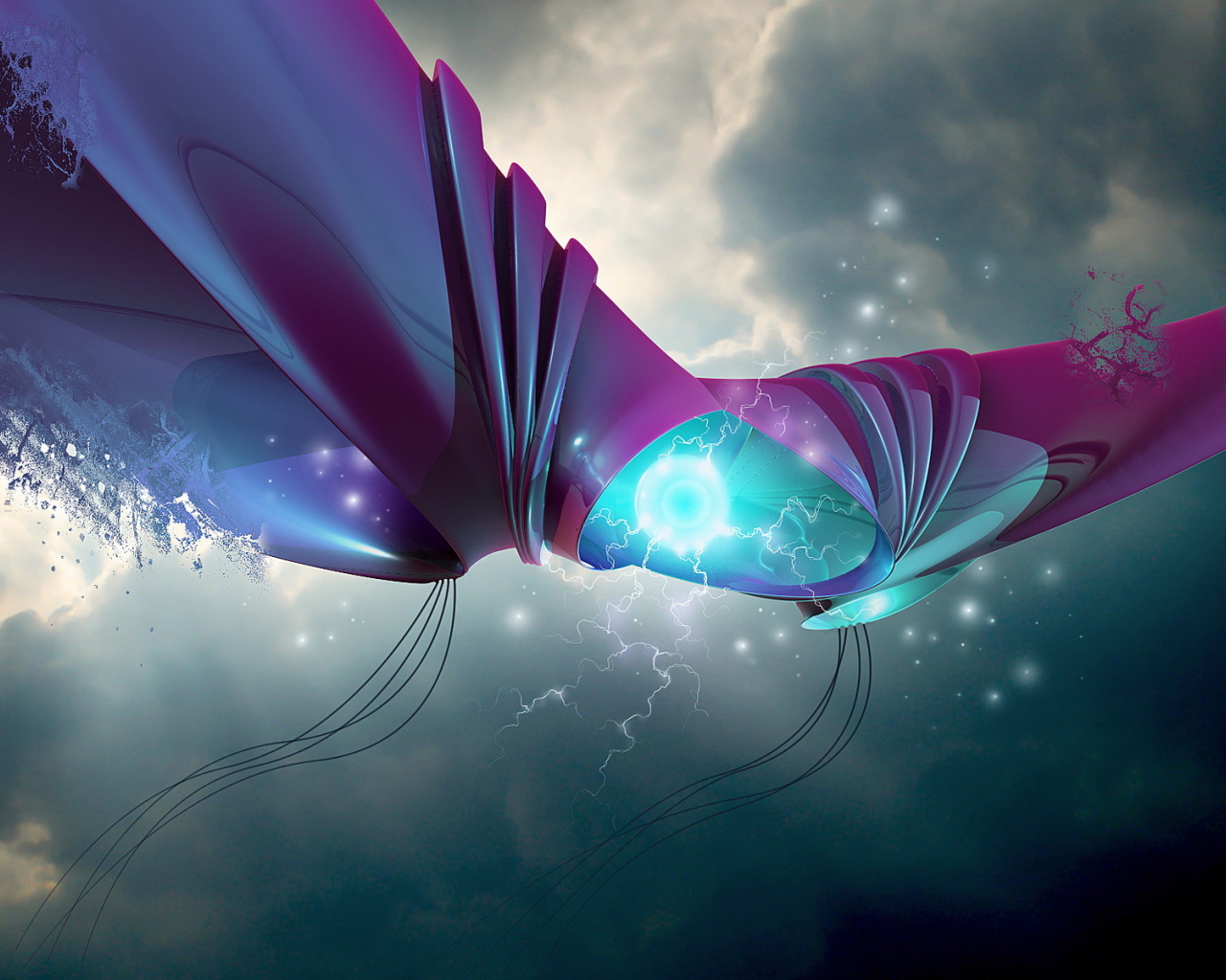 Разряд молнии