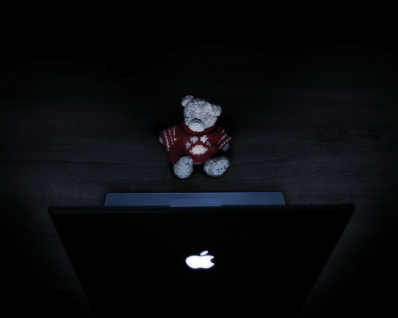 Мишка и ноутбук