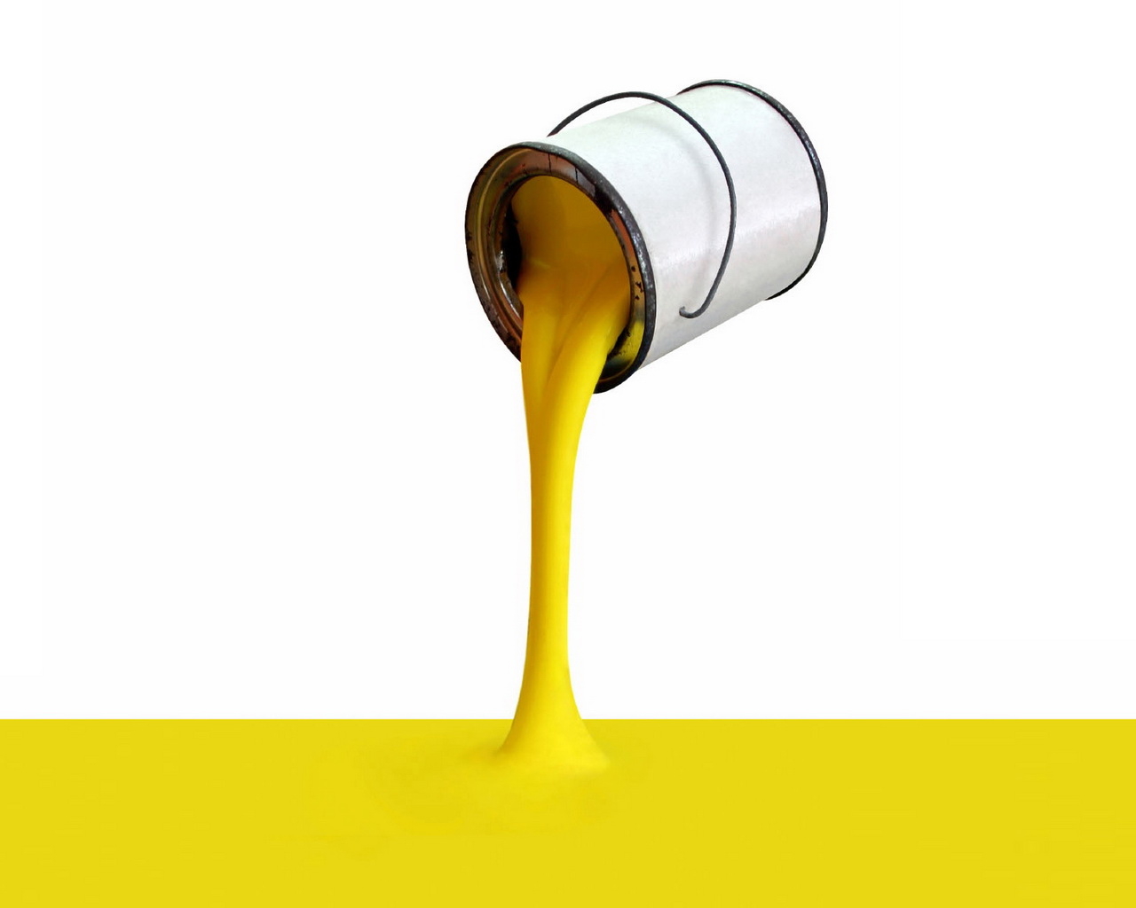 Желтая краска