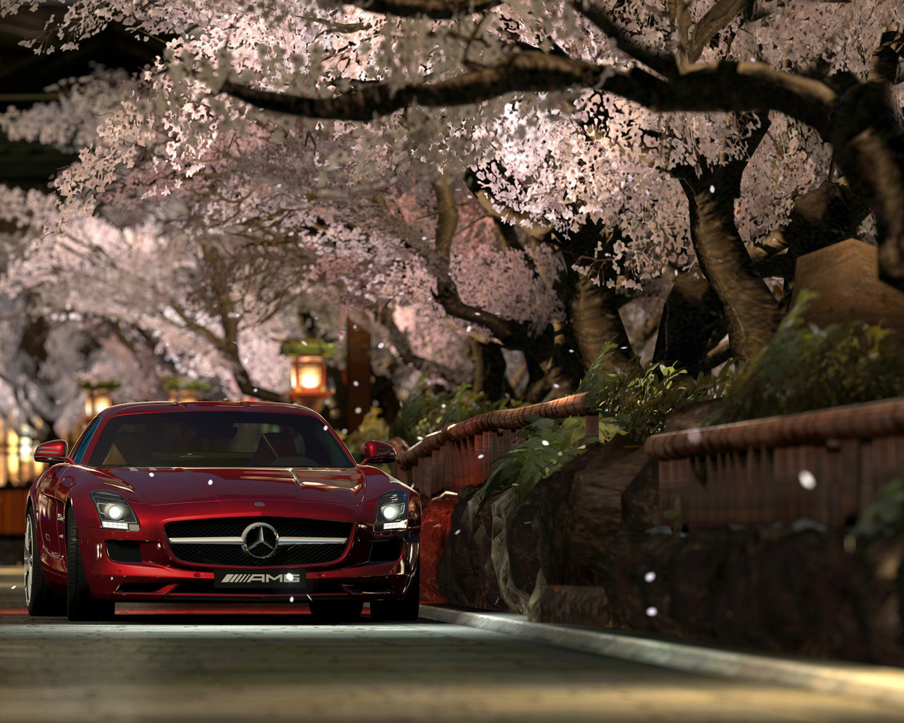 В цвету деревьев