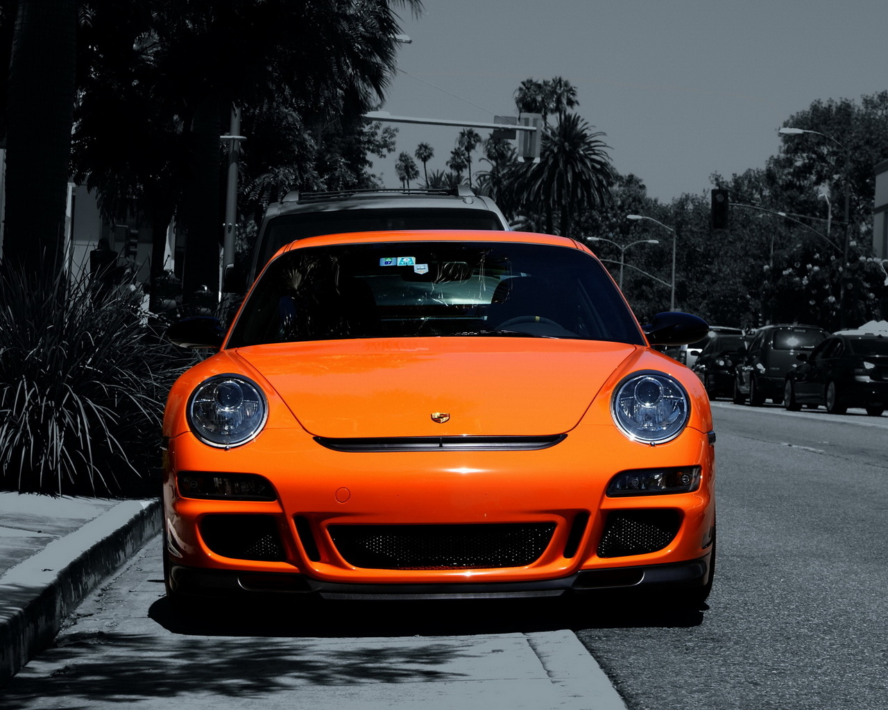 Porsche 911 Orange