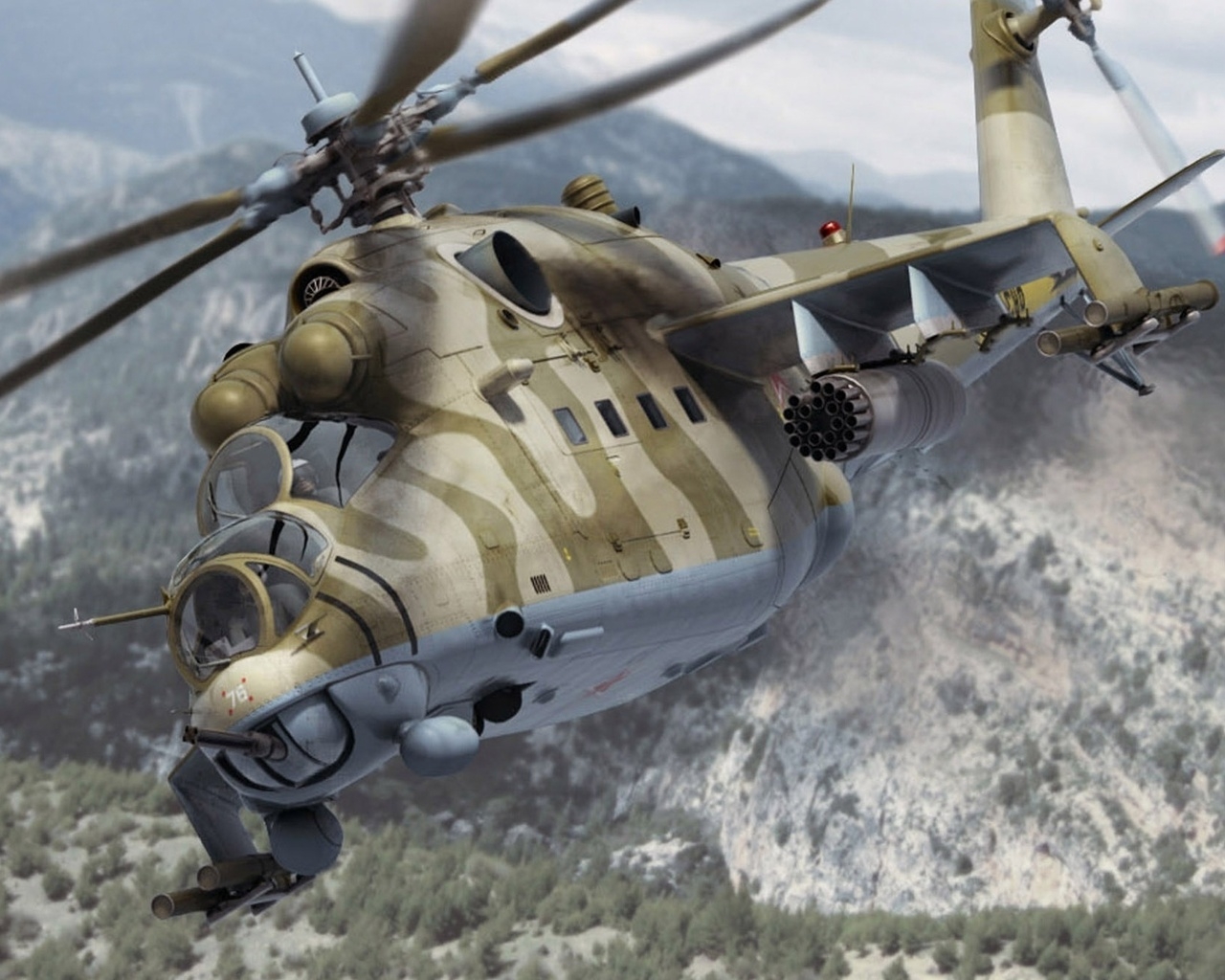 Bертолёт МИ-24