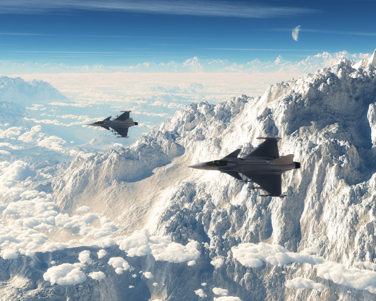 Маневры над горами