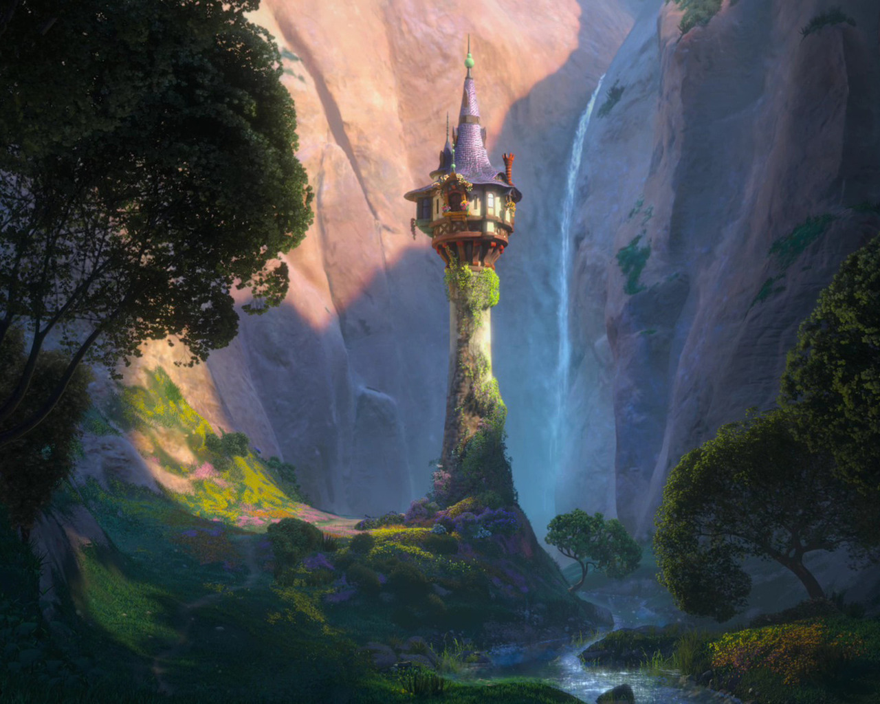 «Рапунцель: Запутанная история», Башня