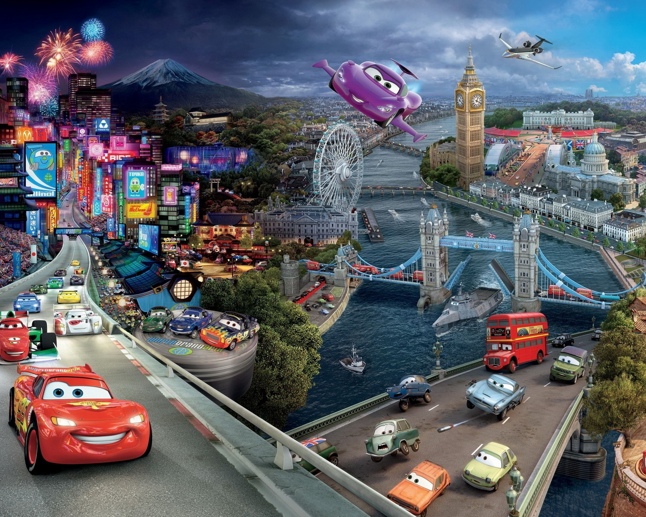 мультфильм Тачки часть 2