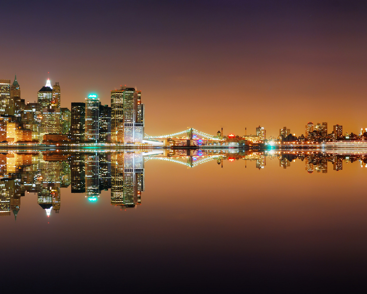 Огни ночного города