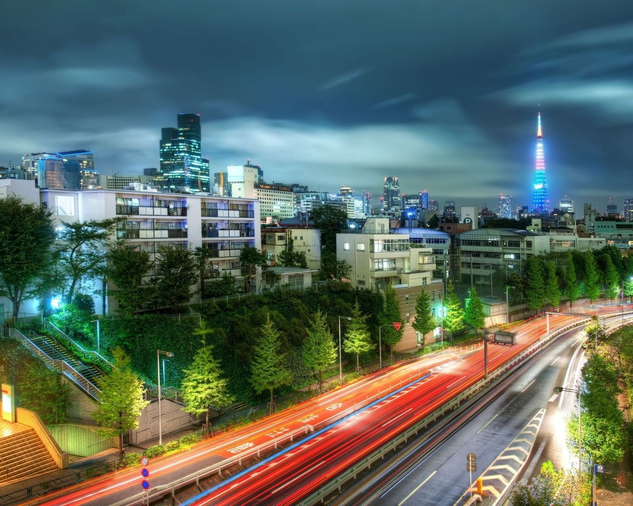 ночной Токио