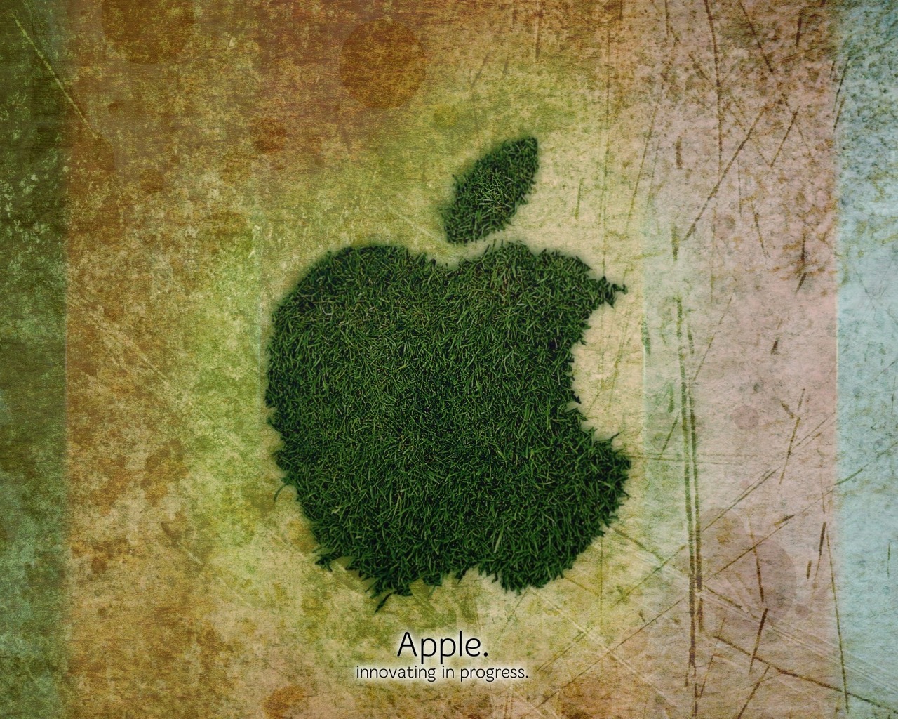 Apple, трава