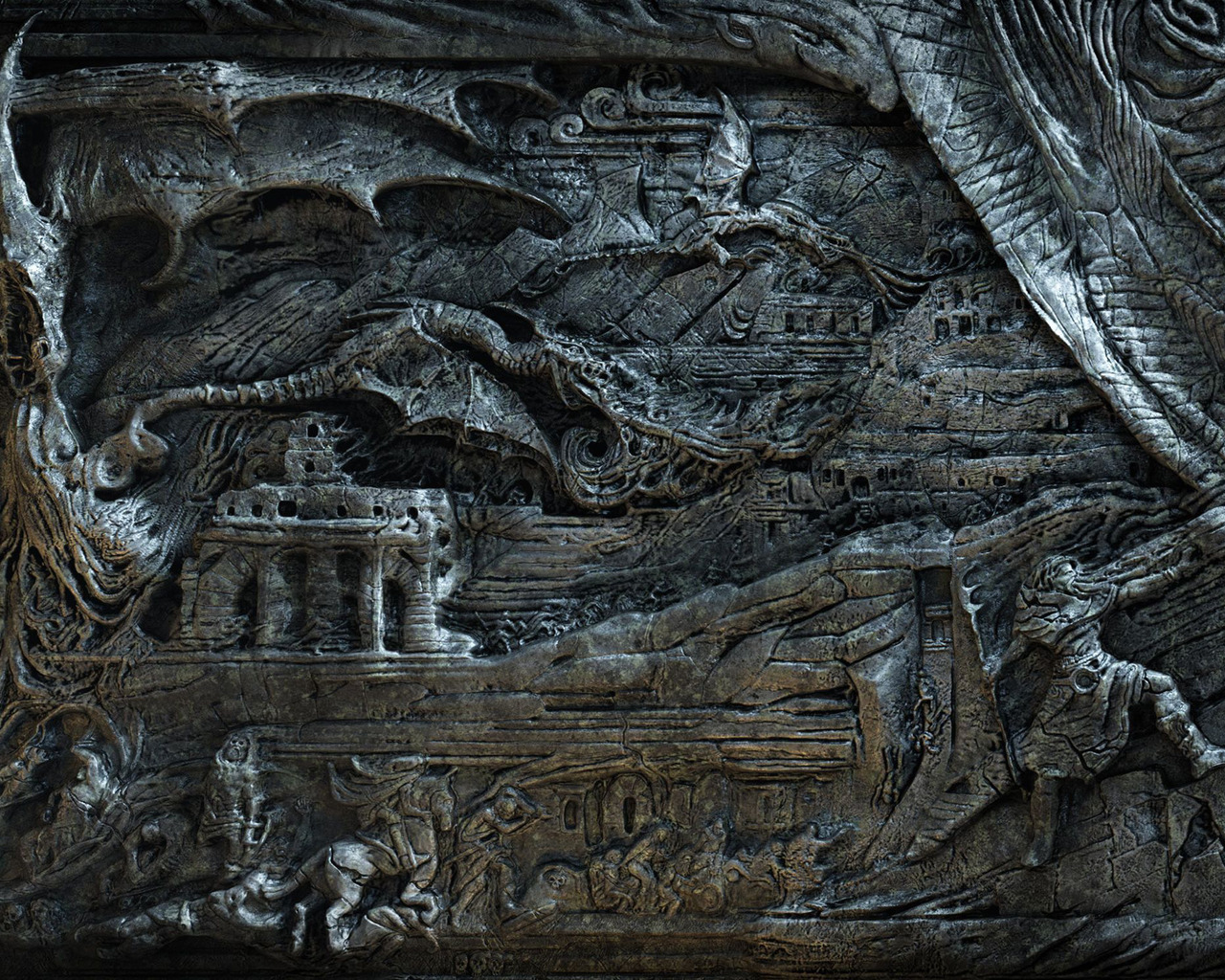 Барельеф фэнтези