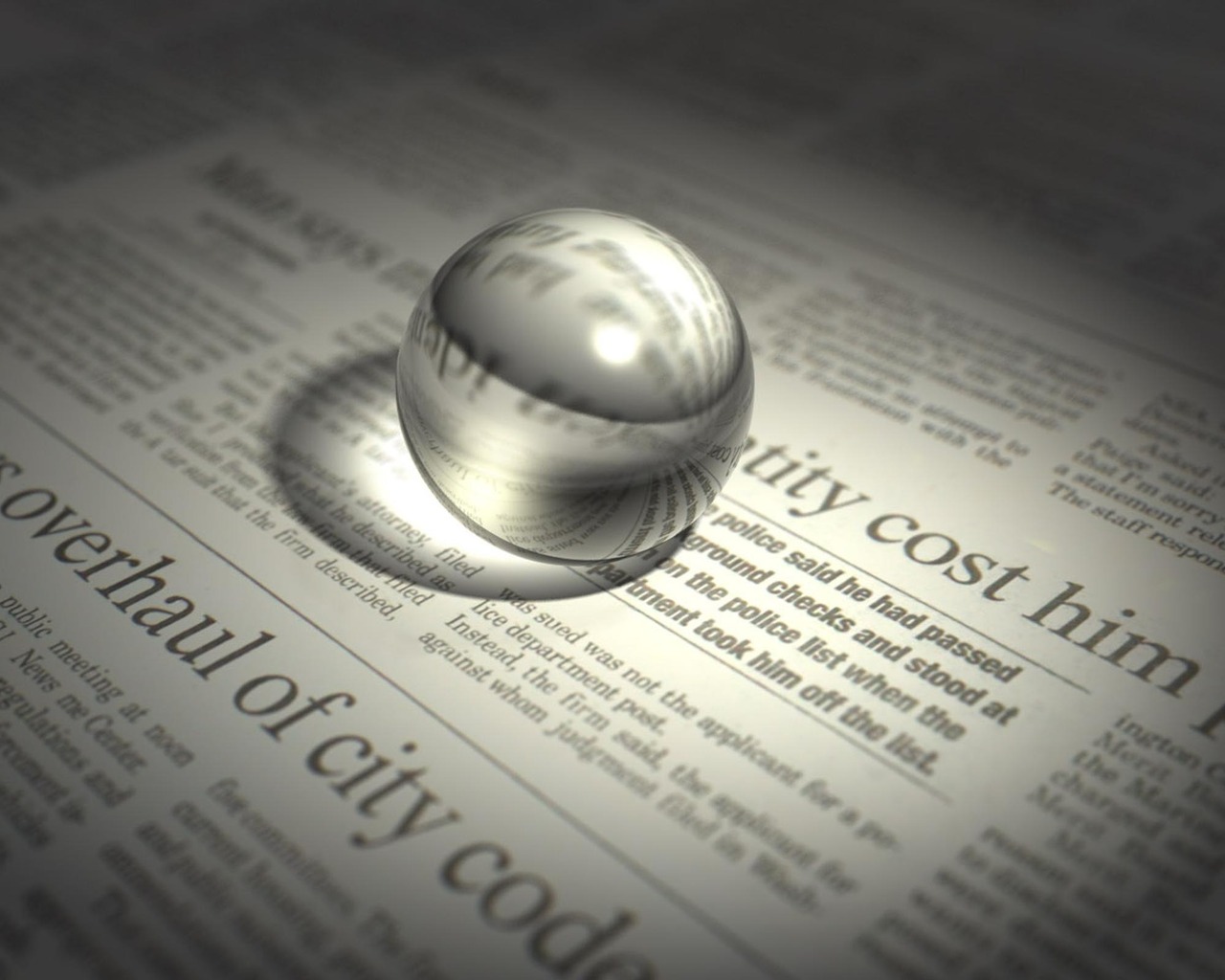 Стеклянный шар