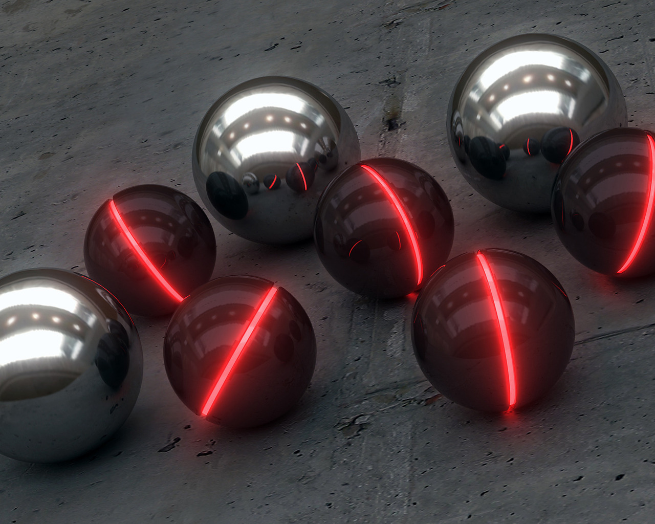 Пылающие шары